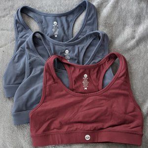 EUC Senita Sarah Sports Bra Lot of 3
